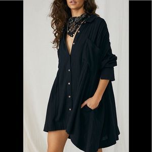 NWT Free People Voyager shirt dress size L